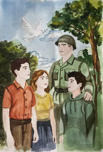 Armata, prin ochii copiilor