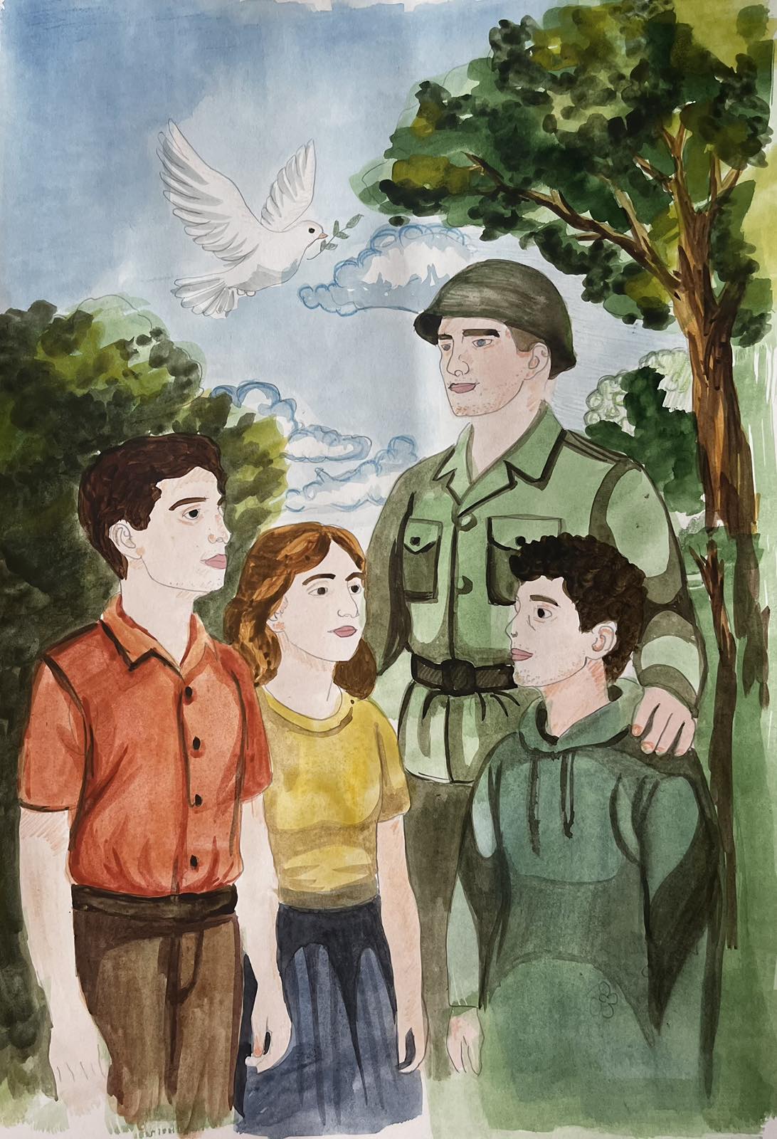 Armata, prin ochii copiilor